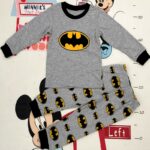 Ensemble de surpyjama pour garçon avec motif de super héros Bat Man 7 ans