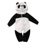 Nouveaux surpyjama style simple barboteuse Panda pour bébés_4