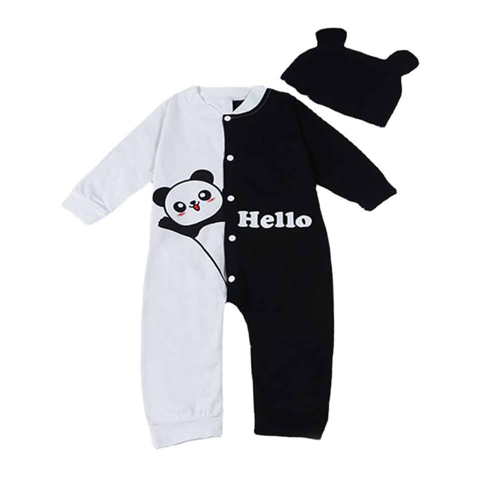 Surpyjama Panda à boutonnage pour bébés Panda 12-18 mois