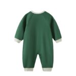 Surpyjama Panda de couleur vert pour saison d'hiver pour bébé_3