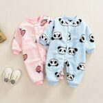Surpyjama Panda en molleton doux pour bébé_31