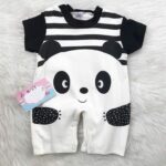 Surpyjama Panda pour bébé en coton épais_5