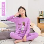 Surpyjama à col rond pour adolescent en coton tricoté_31
