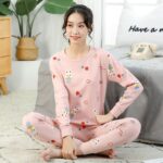 Surpyjama à col rond pour adolescent en coton tricoté_40
