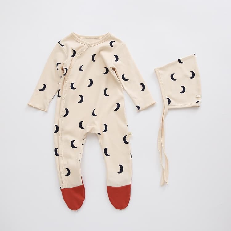 Surpyjama à imprimé en coton avec capuche pour enfant 24 mois_3