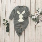 Surpyjama à manches longues pour bébé avec motif lapin_12