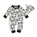 Surpyjama à motif panda à manches longues pour bébé_8