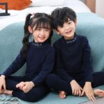 Surpyjama d'hiver léger à manches longues pour enfant 3 ans Bleue marine Chine 3 ans