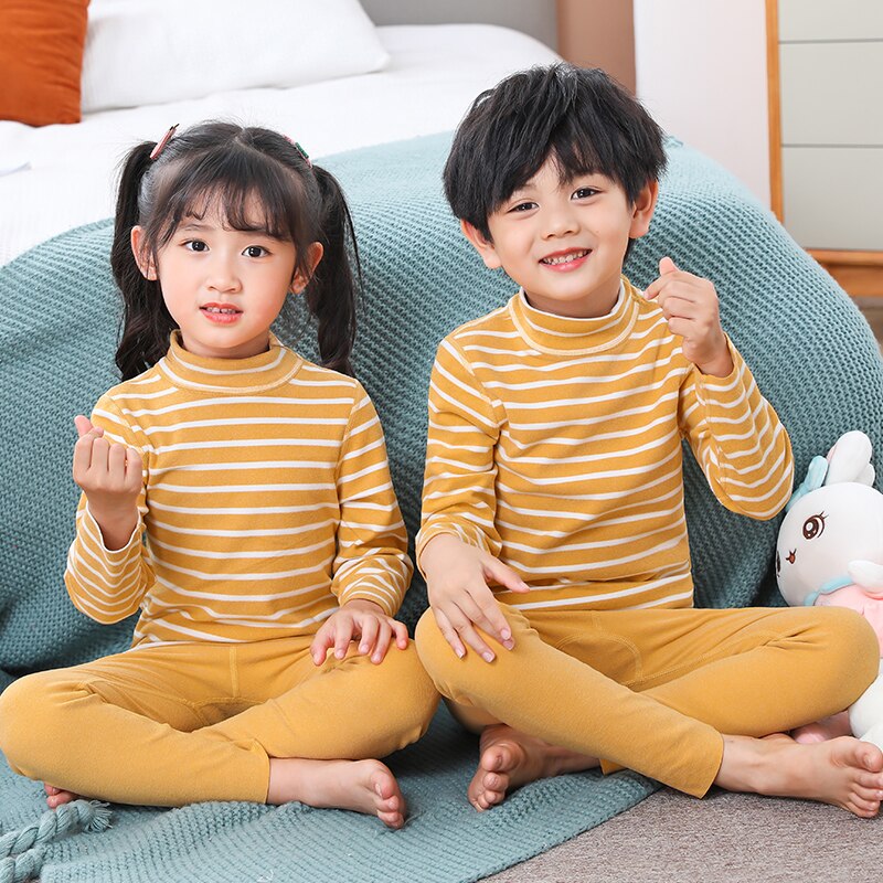 Surpyjama d'hiver léger à manches longues pour enfant 3 ans Jaune Chine 3 ans