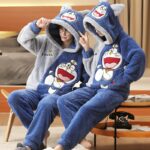 Surpyjama d'hiver motif Panda style coréen pour couple_2