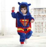 Surpyjama de loup et d'animaux pour enfant en coton Superman 6mois