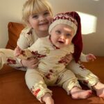 Surpyjama de noël à manches longues en coton pour bébé fille_6