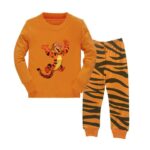 Surpyjama en coton imprimé Tigro de l'anime Winnie l'ourson pour enfants_2