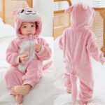 Surpyjama en coton pour bébé lapin à manches longues_31