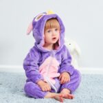 Surpyjama en coton pour bébé lapin à manches longues_8