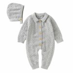 Surpyjama en tricot avec motif imprimé pour enfant 24 mois Grise claire 24mois
