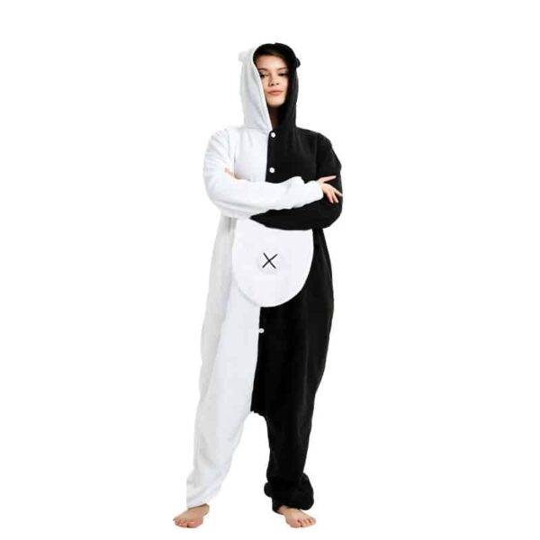 Surpyjama extra large panda pour homme et femme Blanc XXL