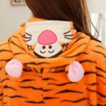 Surpyjama imitant un tigre pour adolescent en coton épais_3