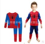 Surpyjama imprimé spider Man pour enfant style décontracté_14