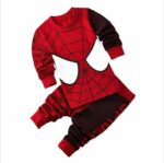 Surpyjama imprimé spider Man pour enfant style décontracté_2