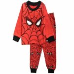 Surpyjama imprimé spider Man pour enfant style décontracté_6