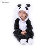 Surpyjama loup avec queue en coton à manches longues pour enfant Panda Chine