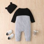 Surpyjama panda avec col rond à boutons couverte pour bébé_8