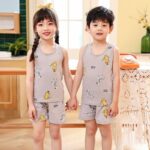 Surpyjama pour enfant 3 ans sans manches en coton_12