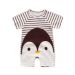 Surpyjama pour garçon nouveau né avec motif animal en coton doux Penguin 90 cm