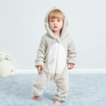 Surpyjama renard pour bébé chaud a doublé polaire Mouse 24M