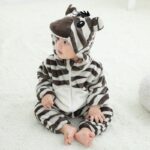 Surpyjama renard pour bébé chaud a doublé polaire Zebra 24M