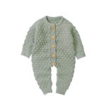 Surpyjama tricoté à capuche avec oreilles de lapin pour bébé_24