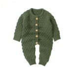 Surpyjama tricoté à capuche avec oreilles de lapin pour bébé_29