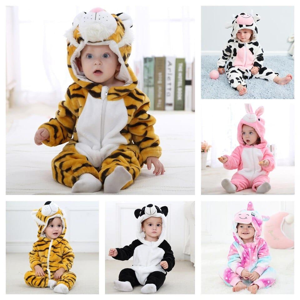 Suryjama tigre thermique à capuche pour bébé_2