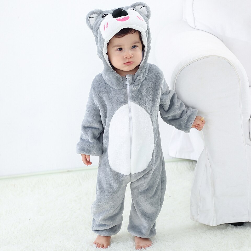Suryjama tigre thermique à capuche pour bébé_3