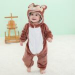 Suryjama tigre thermique à capuche pour bébé_5