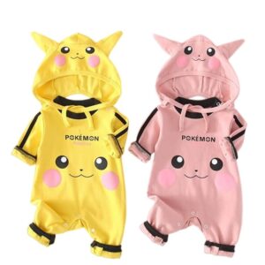 Surpyjama sous forme de Pikachu pour bébé en coton_1